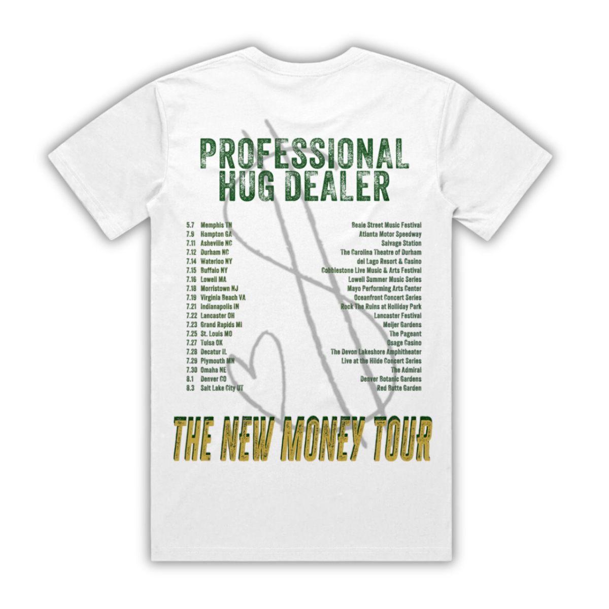 Love Is The New Money White Tour Tee