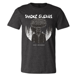 Smoke clears flower explosion dark grey tee Andy Grammer