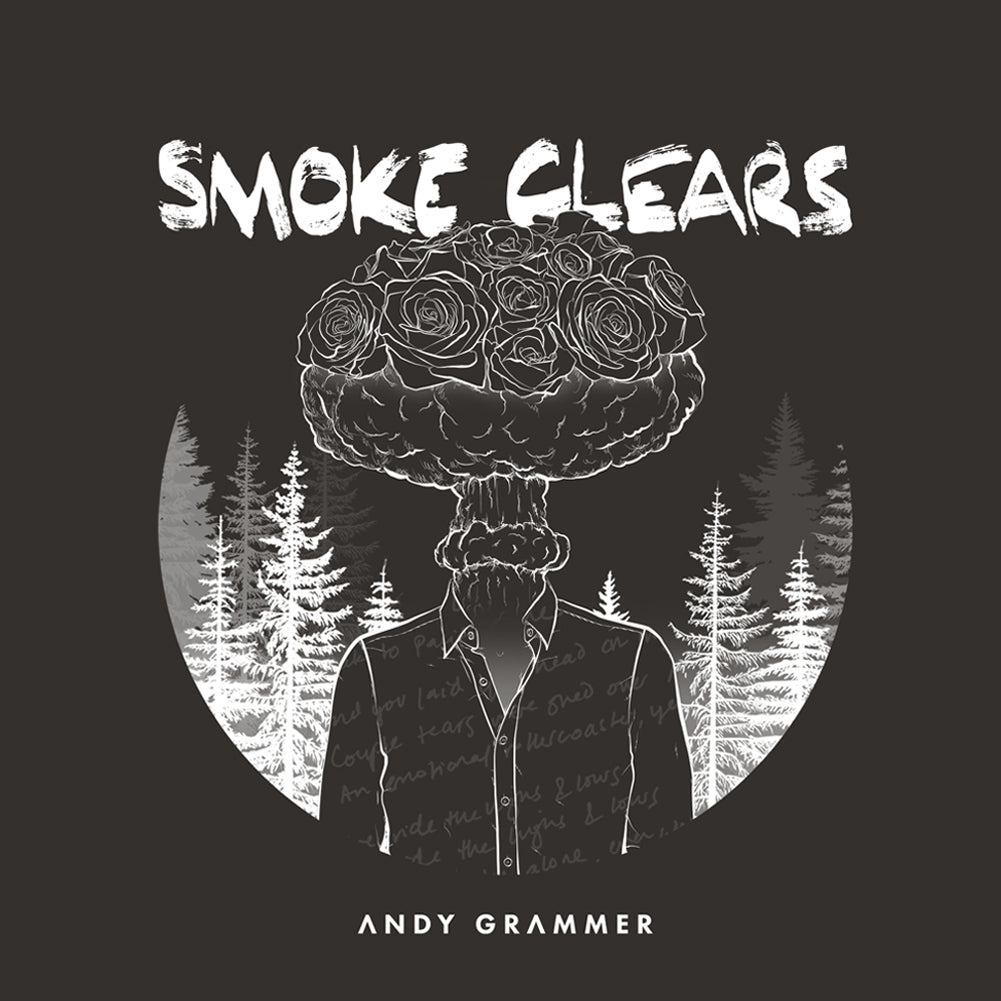 Smoke clears flower explosion design close up Andy Grammer 