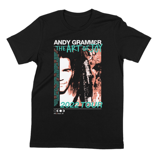 The art of joy black photo tour tee Andy Grammer 