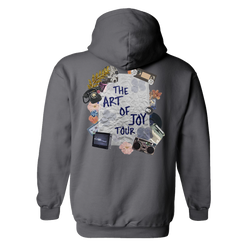 The art of joy collage grey sweatshirt back Andy Grammer 