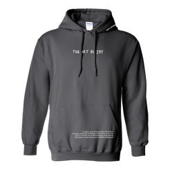 The art of joy collage grey sweatshirt front Andy Grammer